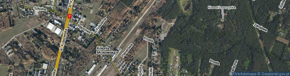 Zdjęcie satelitarne Prosta ul.